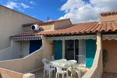 Image de Maison de vacances, séjour cuisine, résidence  Mas De La Plage 1, terrasse Sud dégagée 4. . .