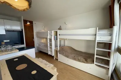 Image de Studio 'Brelin - Combes' avec vue sur les montagnes, balcon et Wi-Fi