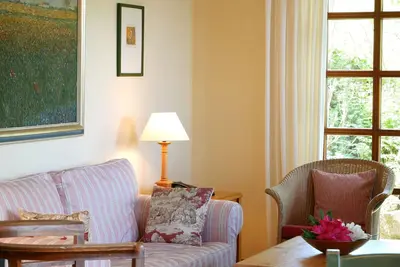 Image de Appartement 'Talblick' avec vue sur les montagnes, piscine partagée et Wi-Fi