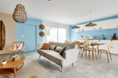 Image de Jolie maison pour 8 - 400m de la plage - terrasse