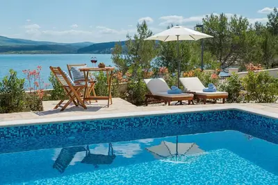 Image de Seafront villa Noah with heated pool