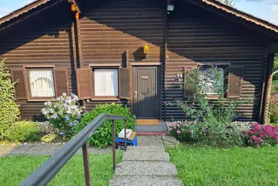 Image de Nr4. log house for families, friends, companies. Top view