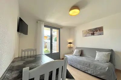 Image de Appartement avec terrasse et vue sur le Mont Blanc
