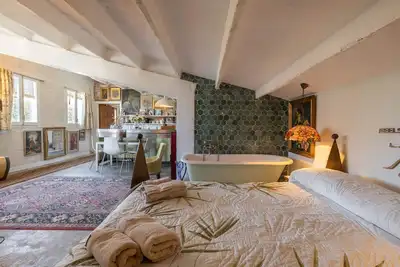 Image de Appartement 'La Fabriqueta Deluxe' avec vue sur les montagnes, Wi-Fi et climatisation