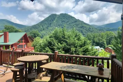 Image de BlueRidge Lodge Maggie Valley Mountain View SaunaHotTubNearSkiResort PetFriendly