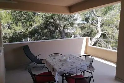 Image de Appartement de deux chambres avec la terrasse Jezera, Murter (A-24139-a)