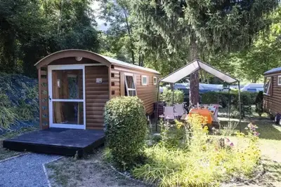 Image de Roulotte Les Ecrins Standard 17m² - 1 chambre + plancha - 4 personnes