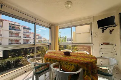 Image de Appartement T2 à Argelès-sur-Mer avec loggia, 4 couchages et piscine