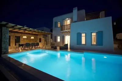 Bay Villa with Beach Views