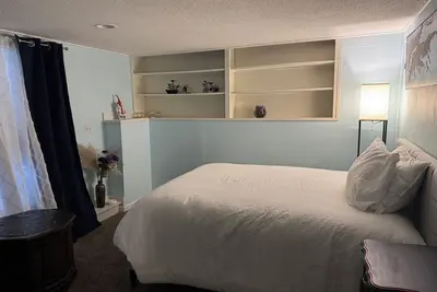 Cozy basement apartment with private bathroom, kitchen and entrance.