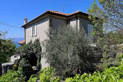 Appartement de deux chambres avec la terrasse et la vue sur le mer Kostrena, Rijeka (A-24185-a)