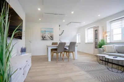 Image de Lichtmeer - Bright & modern vacation apartment by the sea - NordstrandBlue