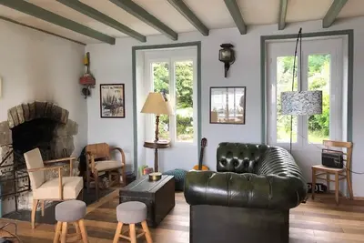 Image de Maison sur la mer Bord de Ria Etel avec plage privée