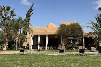 Image de Villa Hilin avec hammam et piscine privée proche des Golfs Royal et d'Amelkis
