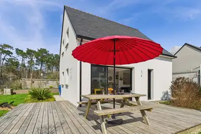 Image de Maison neuve avec terrasse pour 6 personnes