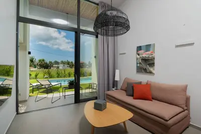 Villa Teo with pool view