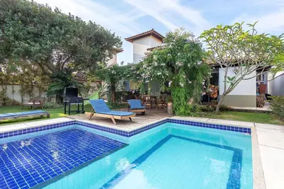 Image de Bz26 40 meters from the beach! House with pool