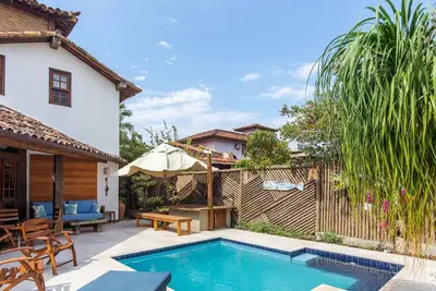Image de Bz34 House with Pool and Sauna 150 m from the beach