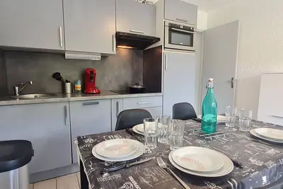 Image de Studio cabine 4/5 personnes, balcon
