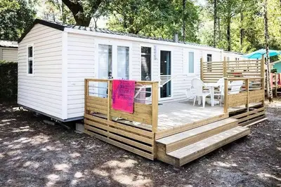 Image de Mobil-home ● Aufgedeckte Terrasse