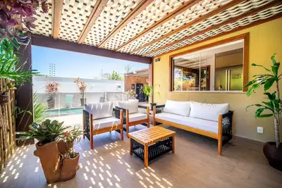 Image de Bz85 Beautiful House with Pool, 200 m from the beach!