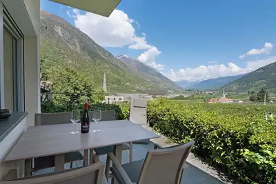 Image de Appartement \"Gala\" avec vue sur les montagnes, terrasse privée et Wi-Fi