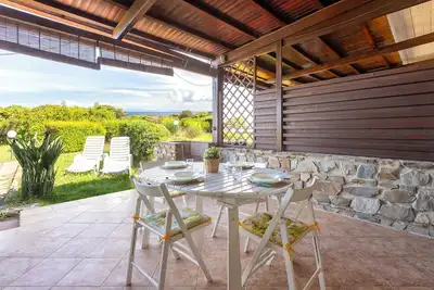 Maison de vacances 'Casa 6 Vista Mare' avec vue sur la mer, terrasse privée et climatisation