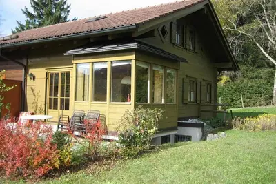 Image de Vacation home in the vacation village of Reichenbach (B13a) - Modern wooden house with a large