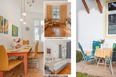 Image de Inviting and cozy vacation apartment \"Grau\" in the house \"Waldfriede\" in Seebad Ba