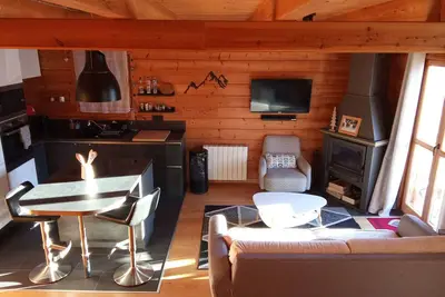 Image de Chalet chaleureux 8 pers avec cheminée