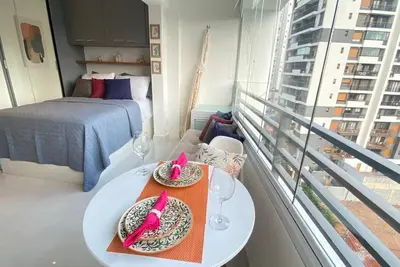 Image de Beautiful and cozy studio 5 minutes from Butantâ subway, close to Usp and the Jockey Club