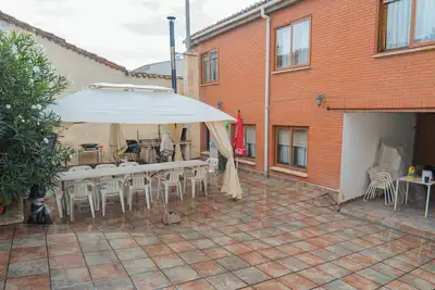 Image de Maison de vacances 'Arco De Villahoz' avec terrasse partagée, balcon et Wi-Fi