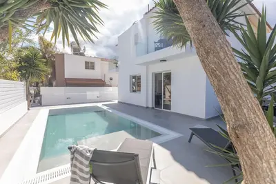 Maison de vacances Protaras pour 1 - 4 personnes avec 2 chambres à coucher - Maison jumelée