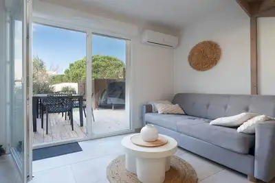 Image de Villa 4 pers avec jardin dans résidence avec piscine
