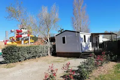Image de mobile home au camping les dunes