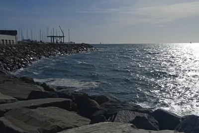 Image de Apartament bord de la mer vu sur le port de la Turballe plage commerces à côté