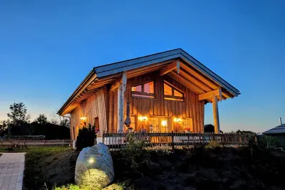 Image de ⭐️⭐️⭐️⭐️⭐️ Dream Chalet Pfingstrose in the Bavarian Forest with wood-burning stove and sauna
