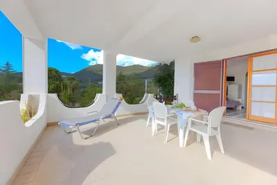 Image de Appartement 'Bilo Nr 14' avec vue sur les montagnes, terrasse privée et jardin partagé