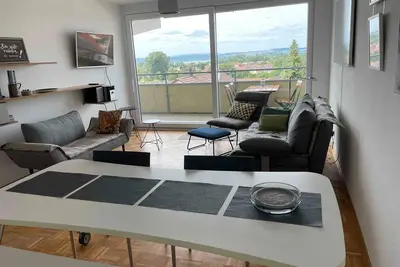 Image de Appartement 'Guck Zum Bodensee' avec vue sur le lac, balcon et Wi-Fi