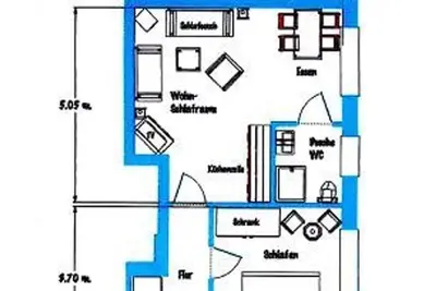 Image de Kreuzstraße 14 - 2-room vacation apartment (up to 4 persons), No. 10 A
