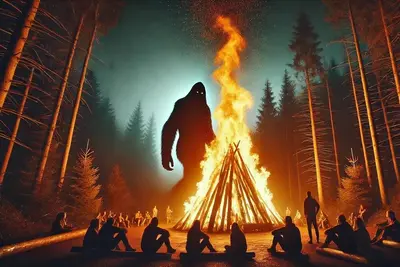 Image de Bigfoot Festival Basecamp: Walk to fest+ Our Bonfire, Movie & Fireworks Show!