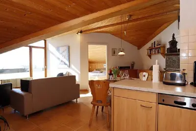 Image de Appartement 'Abendsonne' avec vue sur les montagnes, balcon et Wi-Fi