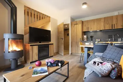 Image de Appartement à Samoëns avec spa et piscine