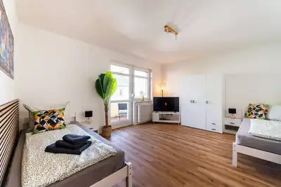 Image de Cozy Monteurwohnung with Balcony and Modern Amenities in Bannewitz
