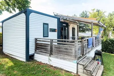 Image de Mobil-home | Premium Azure | 2 Ch. | 4 pers. | Terrasse surélevée | A/C