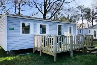 Image de Mobil-home ● Aufgedeckte Terrasse