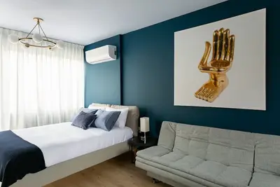 Image de Cómodo y atractivo loft en la Ciudad de Mexico con terraza propia.
