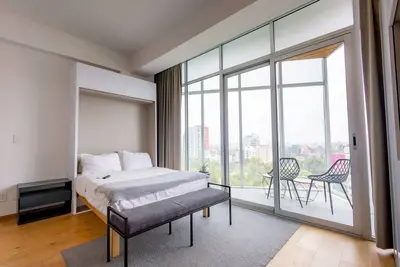 Image de Beautiful loft in the Heart of Mexico City-Roma Neighborhood. 10th floor.