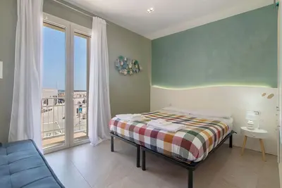 Chambre 'Vista Mare - Pesce' avec Terrasse partagée, Wi-Fi et Climatisation