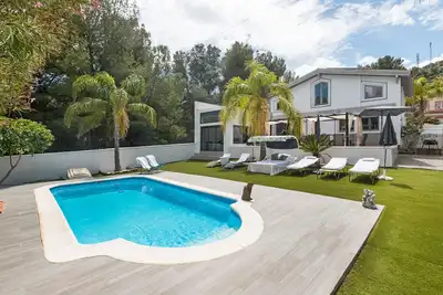 Image de Maison de vacances 'Palmera' avec vue sur la montagne, Wi-Fi et climatisation